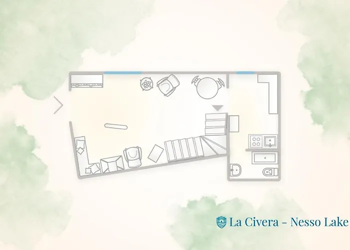 Romantic View Apartment, Nesso, By Rent 公寓 内索